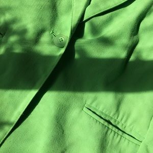 Neon green blazer